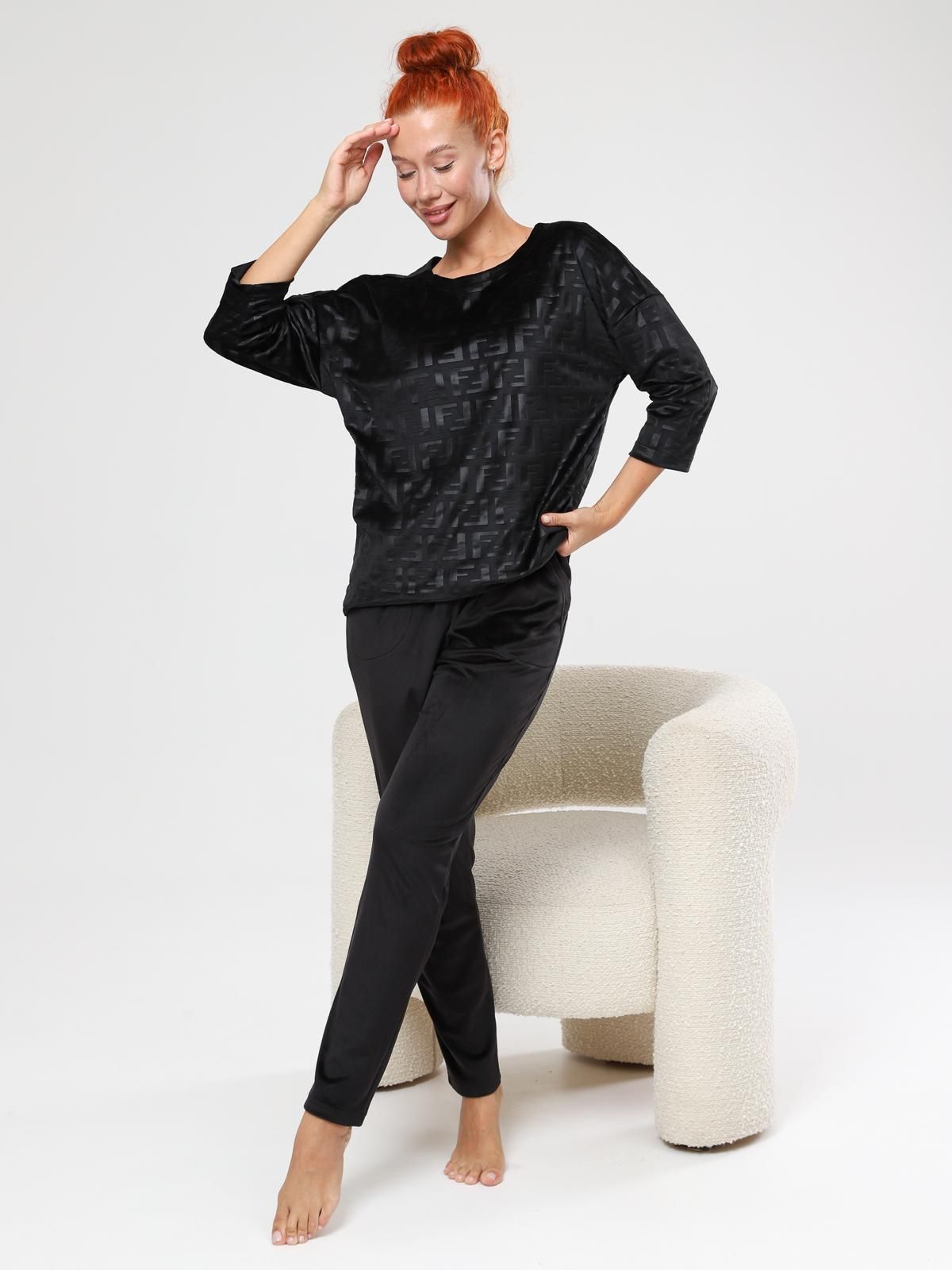 Вениса-Жаккард - костюм черный Вениса-Жаккард - костюм черный