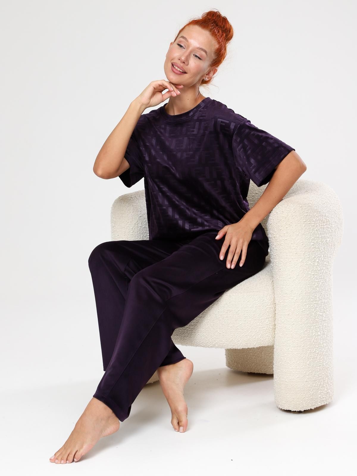 Элнора-Жаккард - костюм сливовый Элнора-Жаккард - костюм сливовый