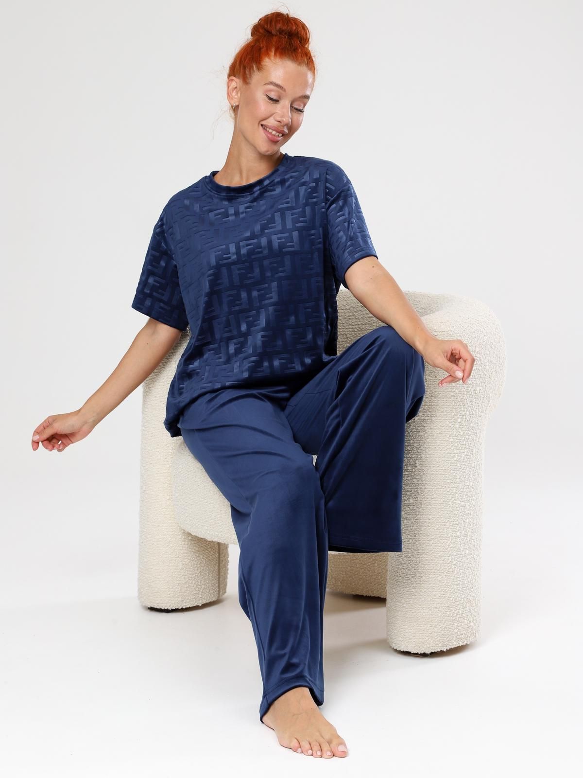 Элнора-Жаккард - костюм синий Элнора-Жаккард - костюм синий