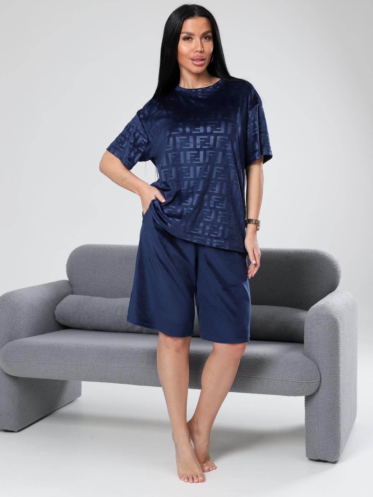 Чиэра-Жаккард - костюм синий