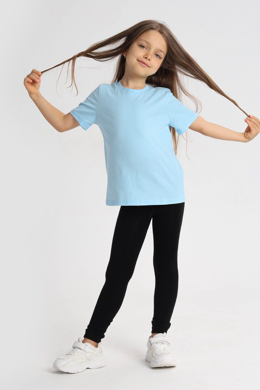 33521 Футболка детская - светло-голубой