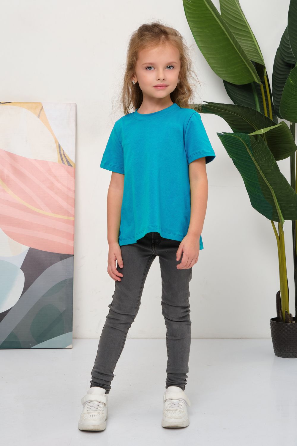 33521 Футболка детская - светло-голубой