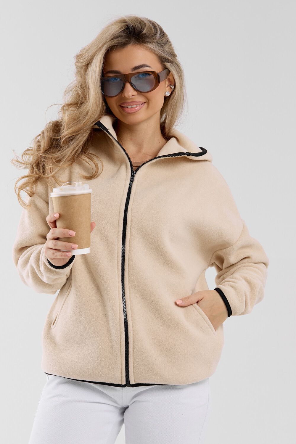 Толстовка 36991 - бежевый