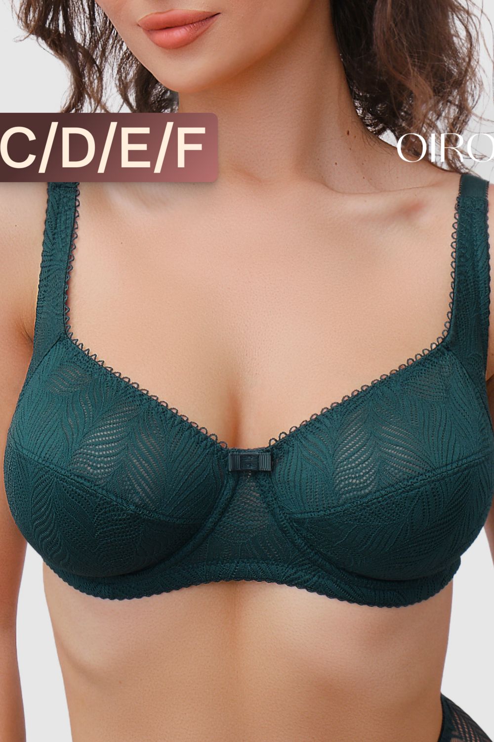 Бюстгальтер OIRO 2823 - изумрудный