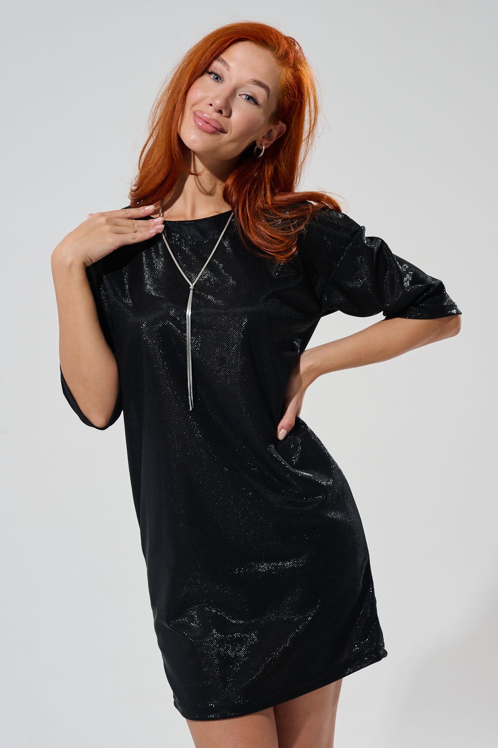 67163 платье женское - черный