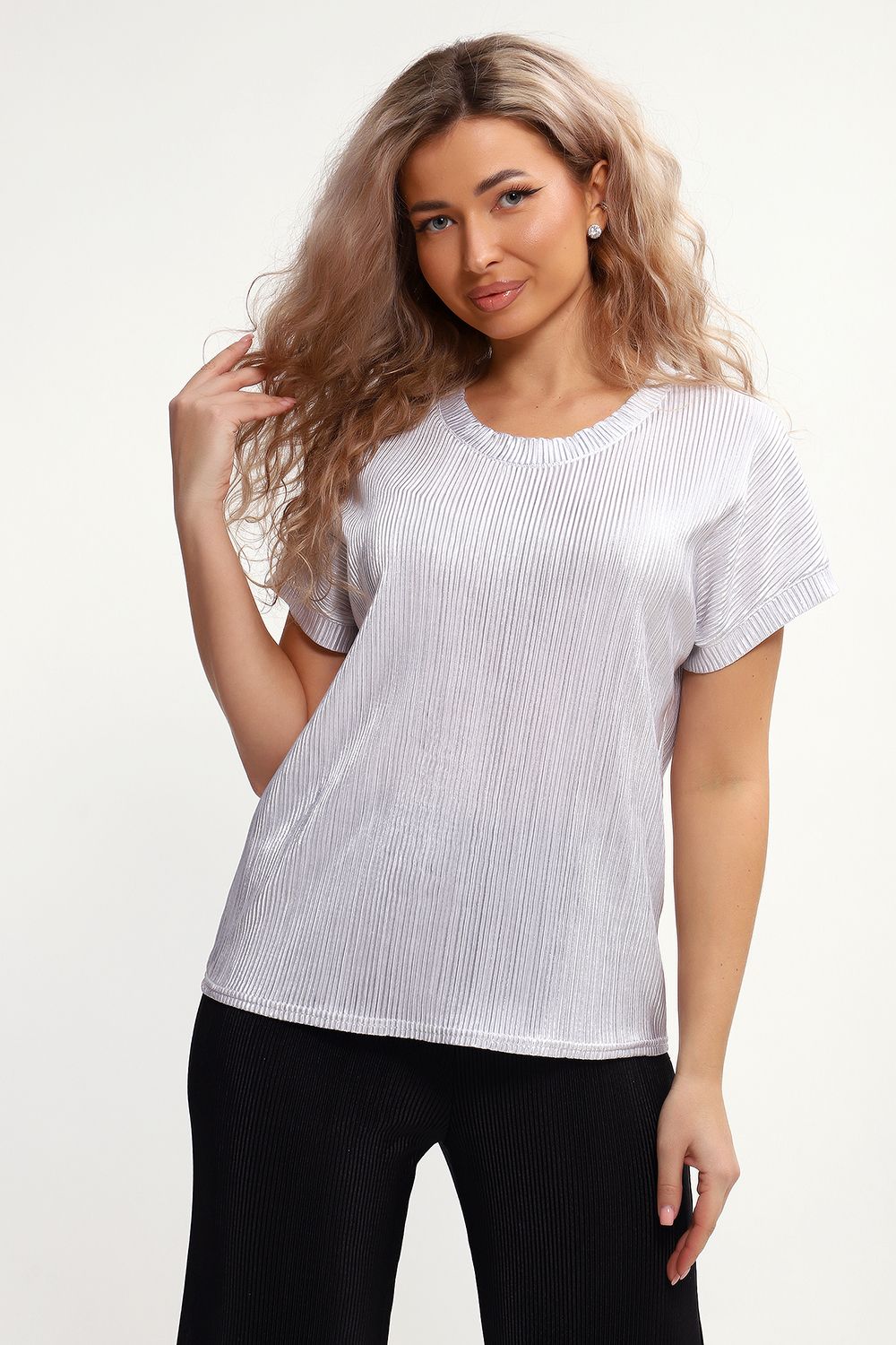 Блузка 32741 - жемчужно-белый