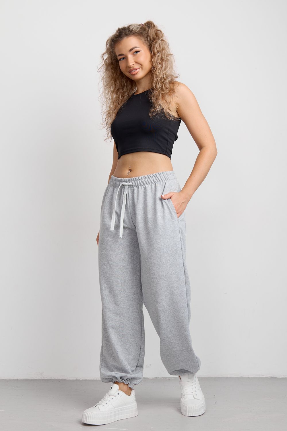 Брюки 36976 - меланж