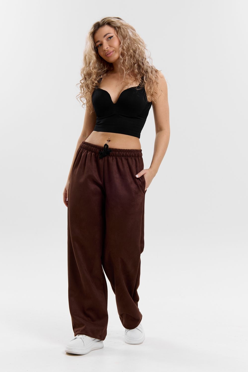 Брюки 36975 - шоколад