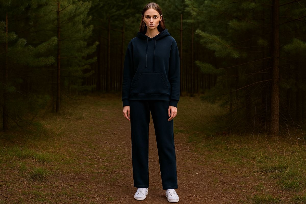 Брюки женские футер 3-х нитка арт. 1083 - темно-синий