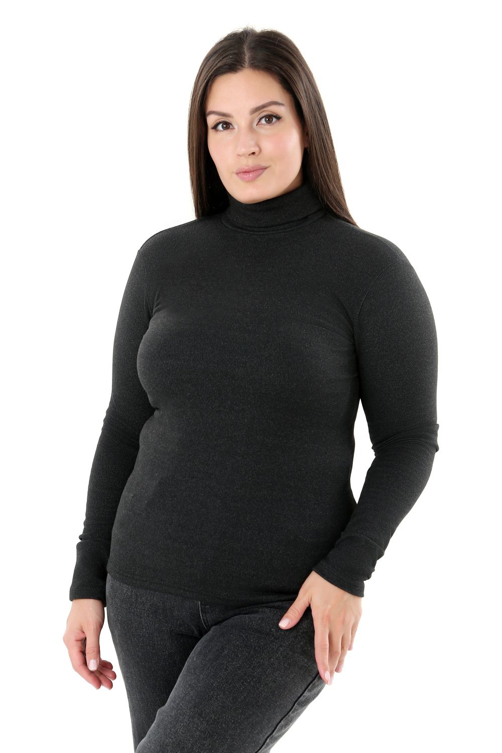 Водолазка женская кашемир - графит