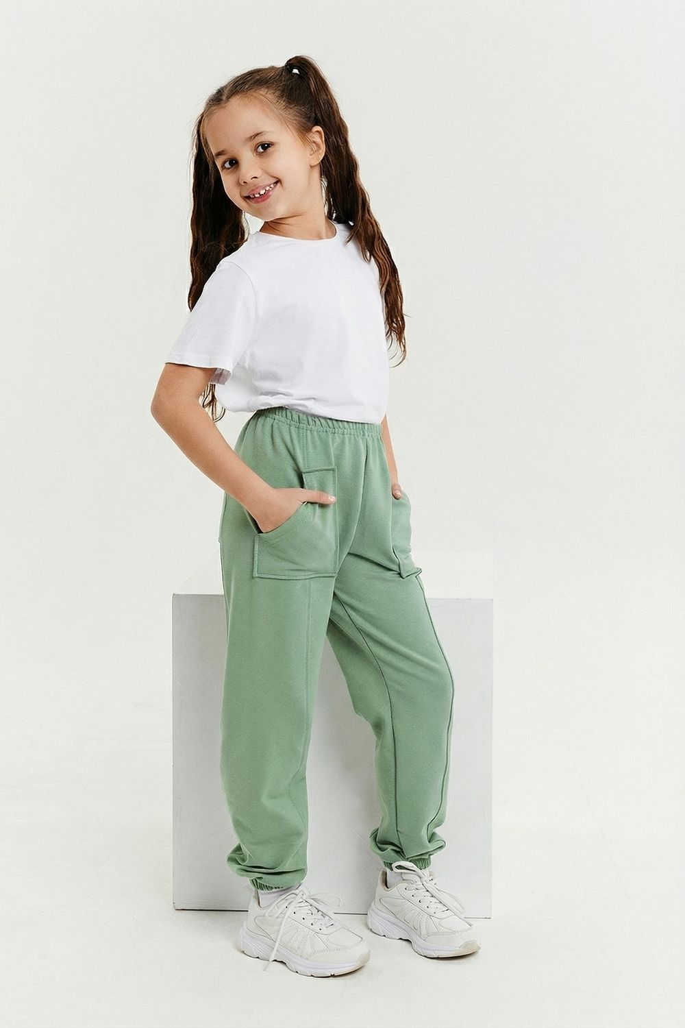 Брюки 5128 детские - олива