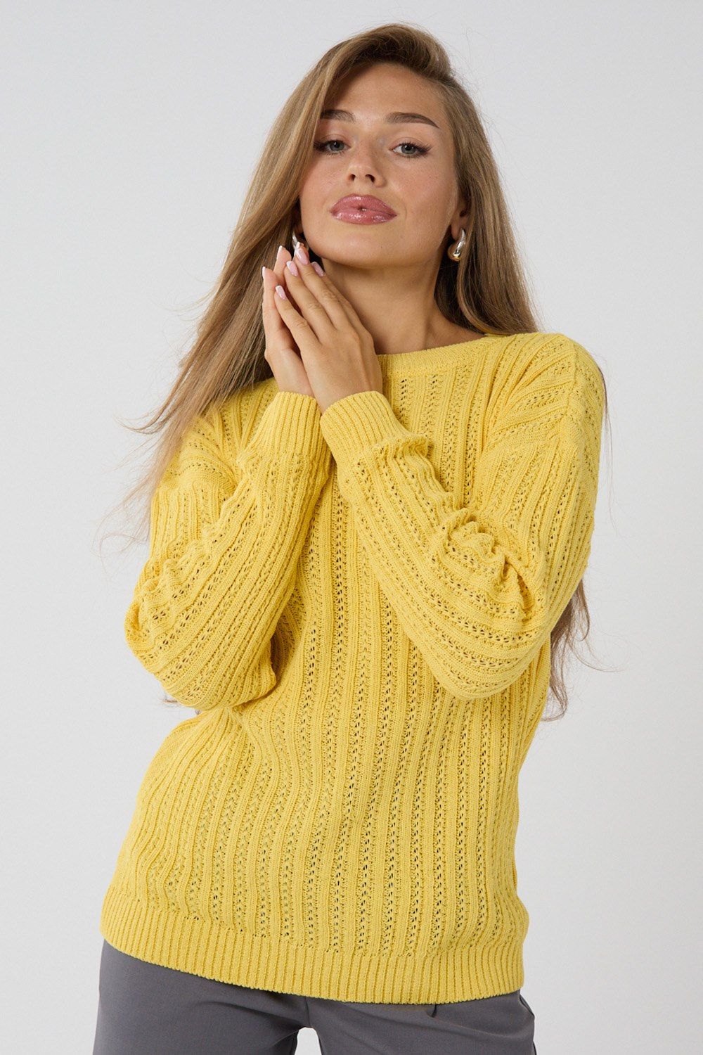 Джемпер Бэлла - светло-желтый