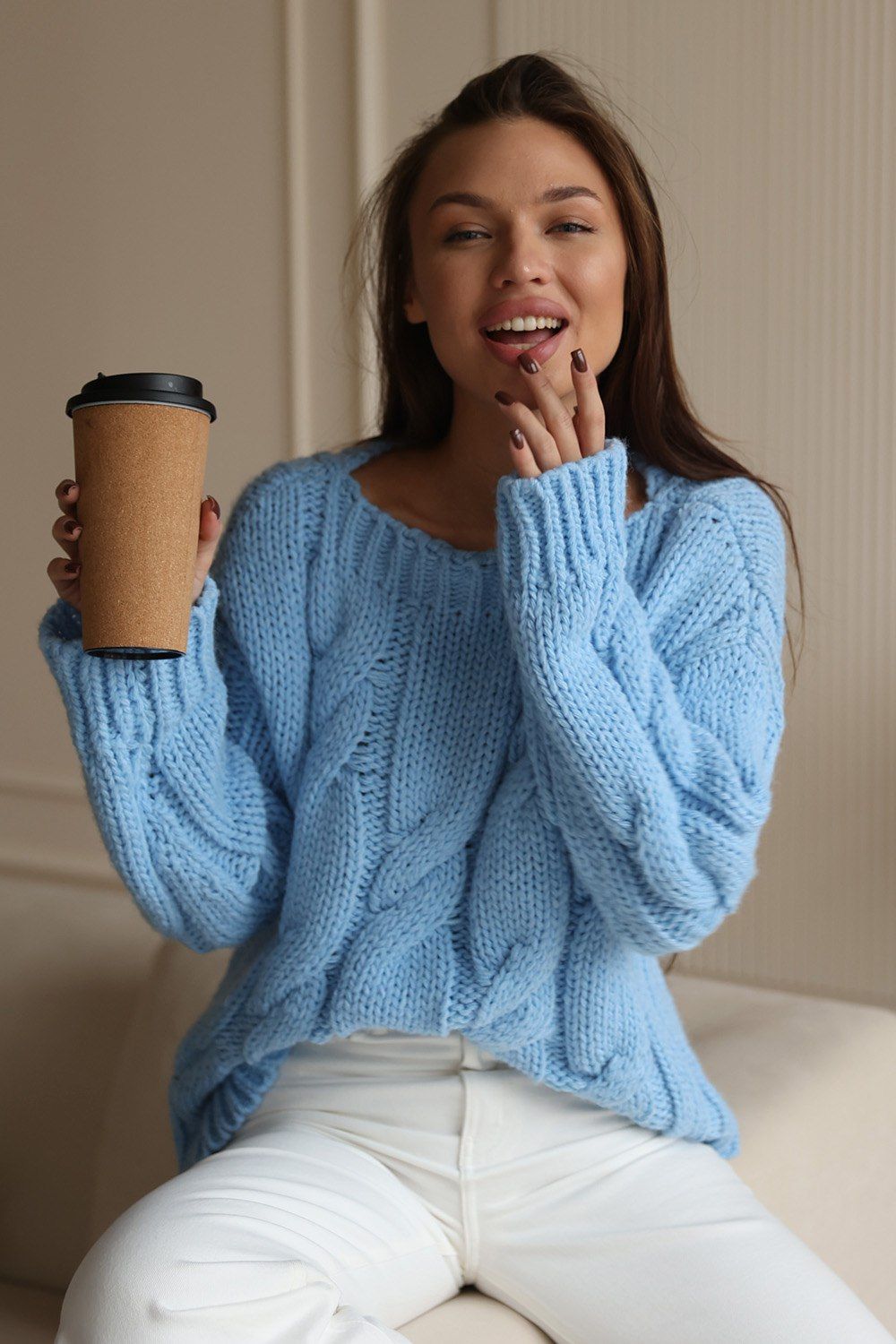 Джемпер Кристина - голубой