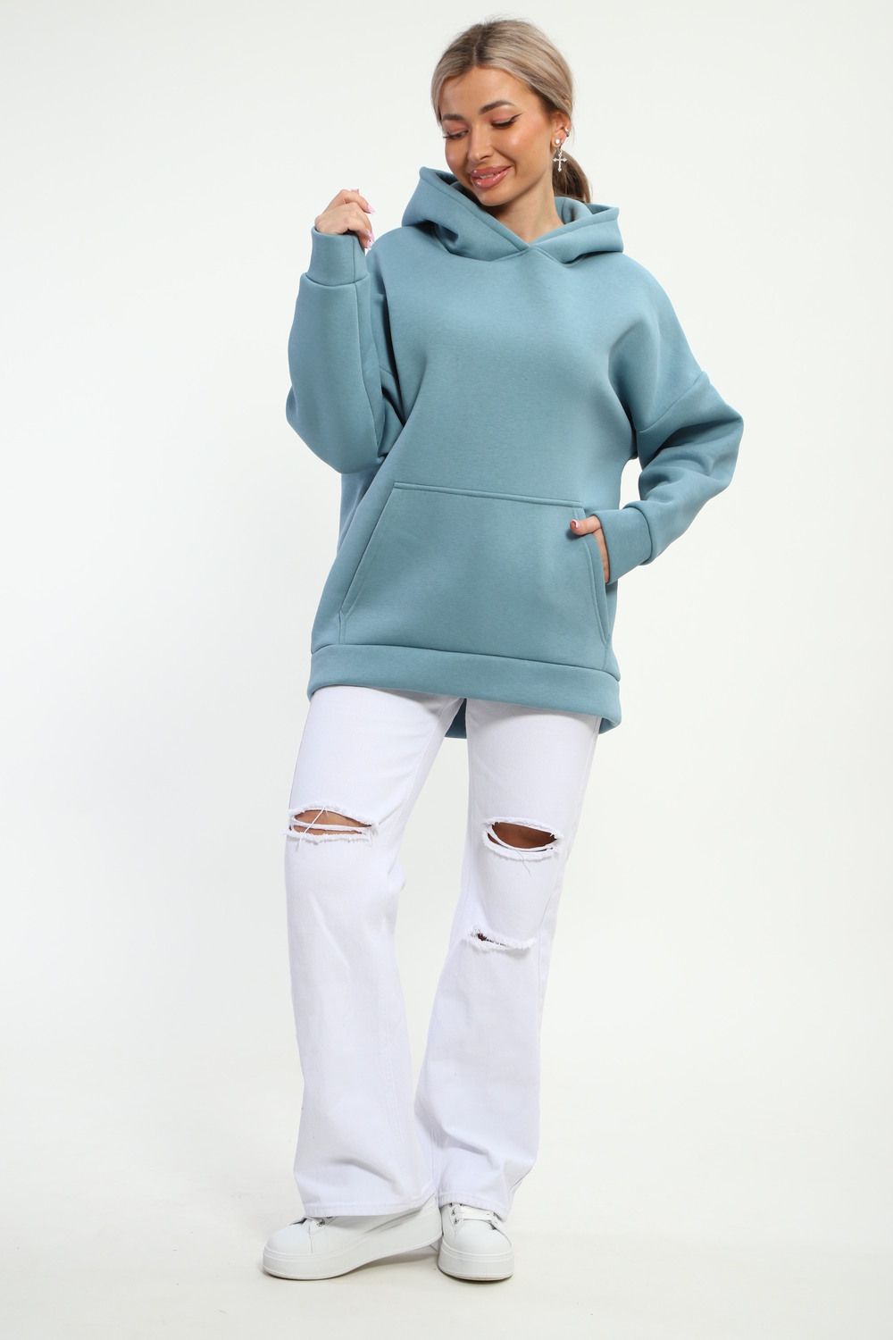 83910 худи - серо-голубой