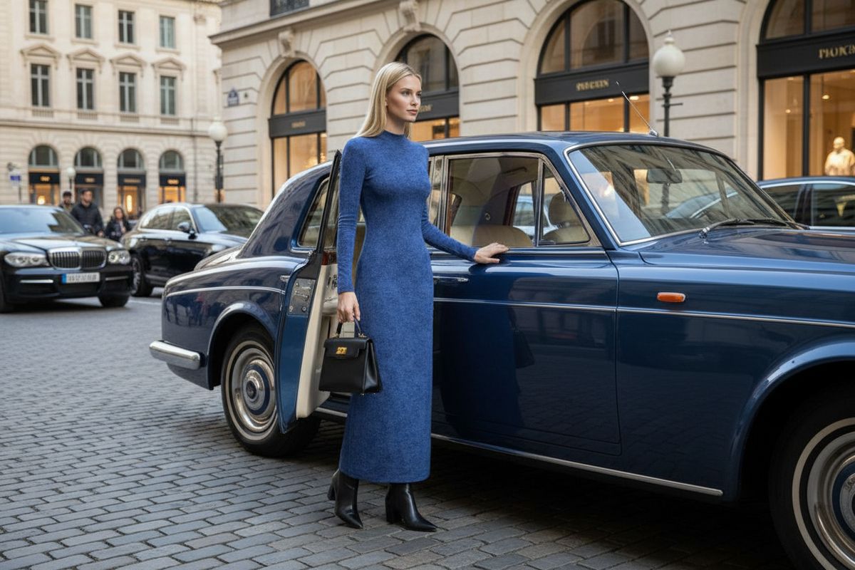 Платье женское арт. 818 - синий