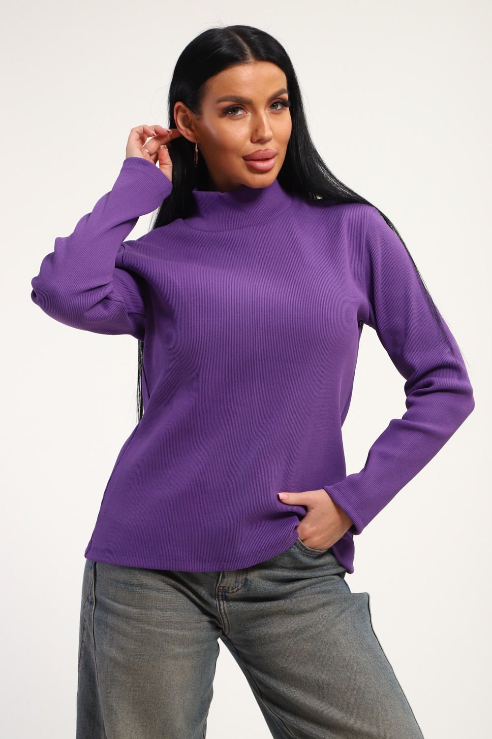 Водолазка 74721 - темно-лиловый