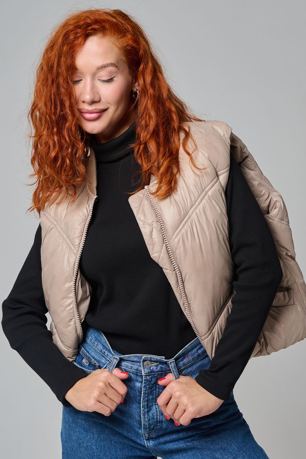 14439/1 Водолазка женская - черный