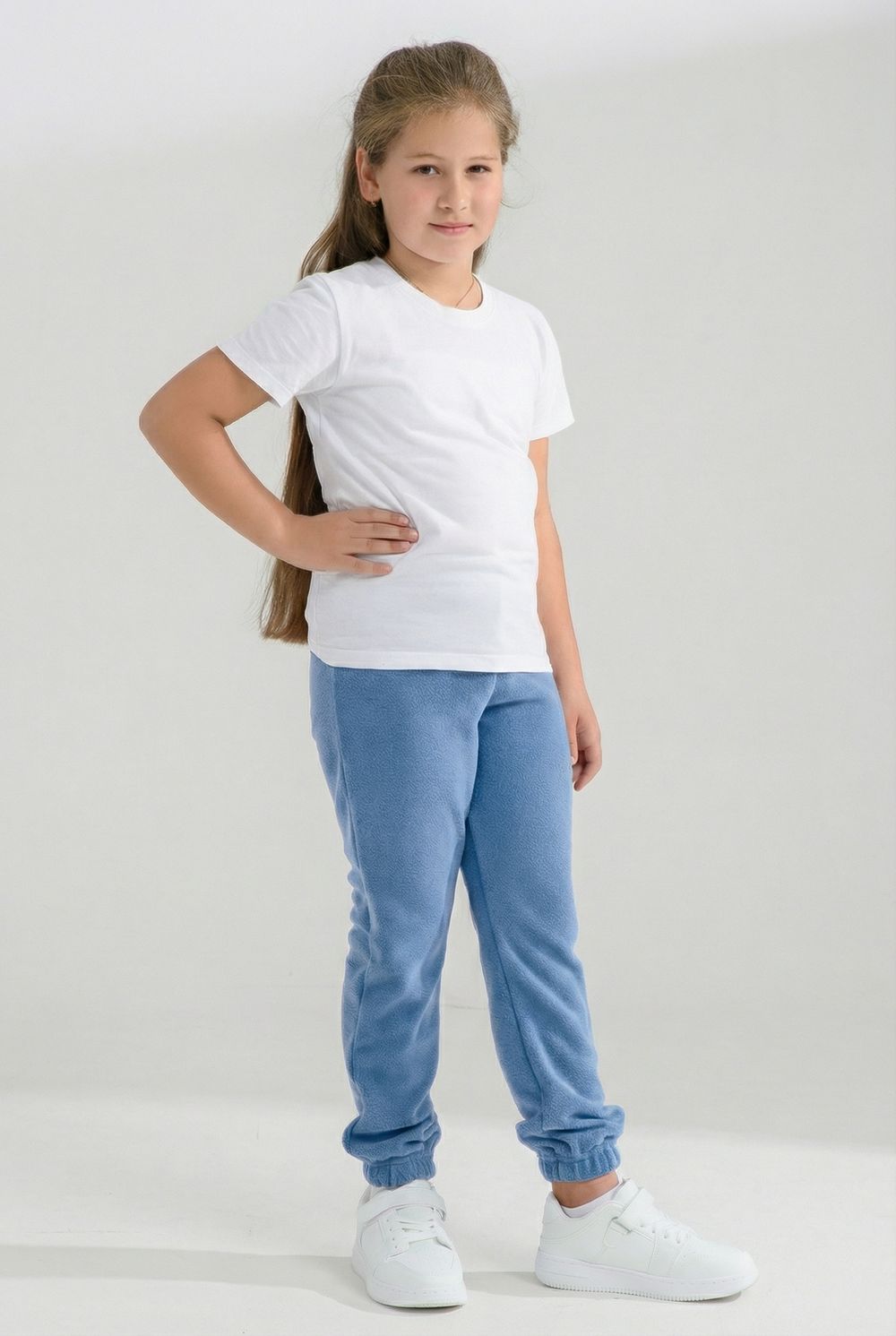7493 брюки детские - голубой