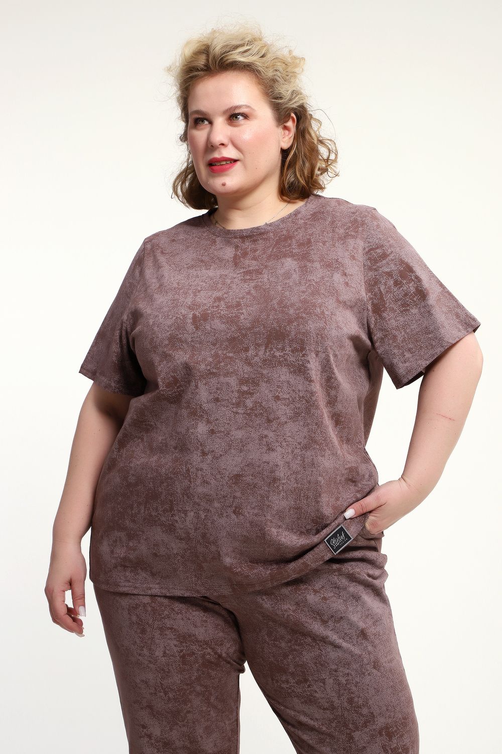 Костюм с брюками КЖ-009 - кофе