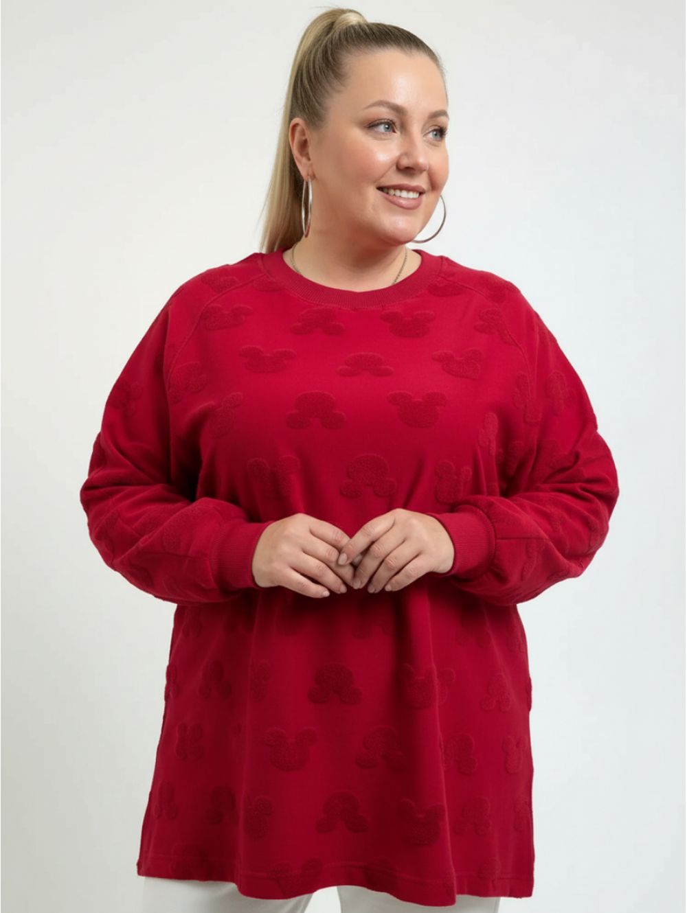 Ребека свитшот женский (махра Микки бордо)