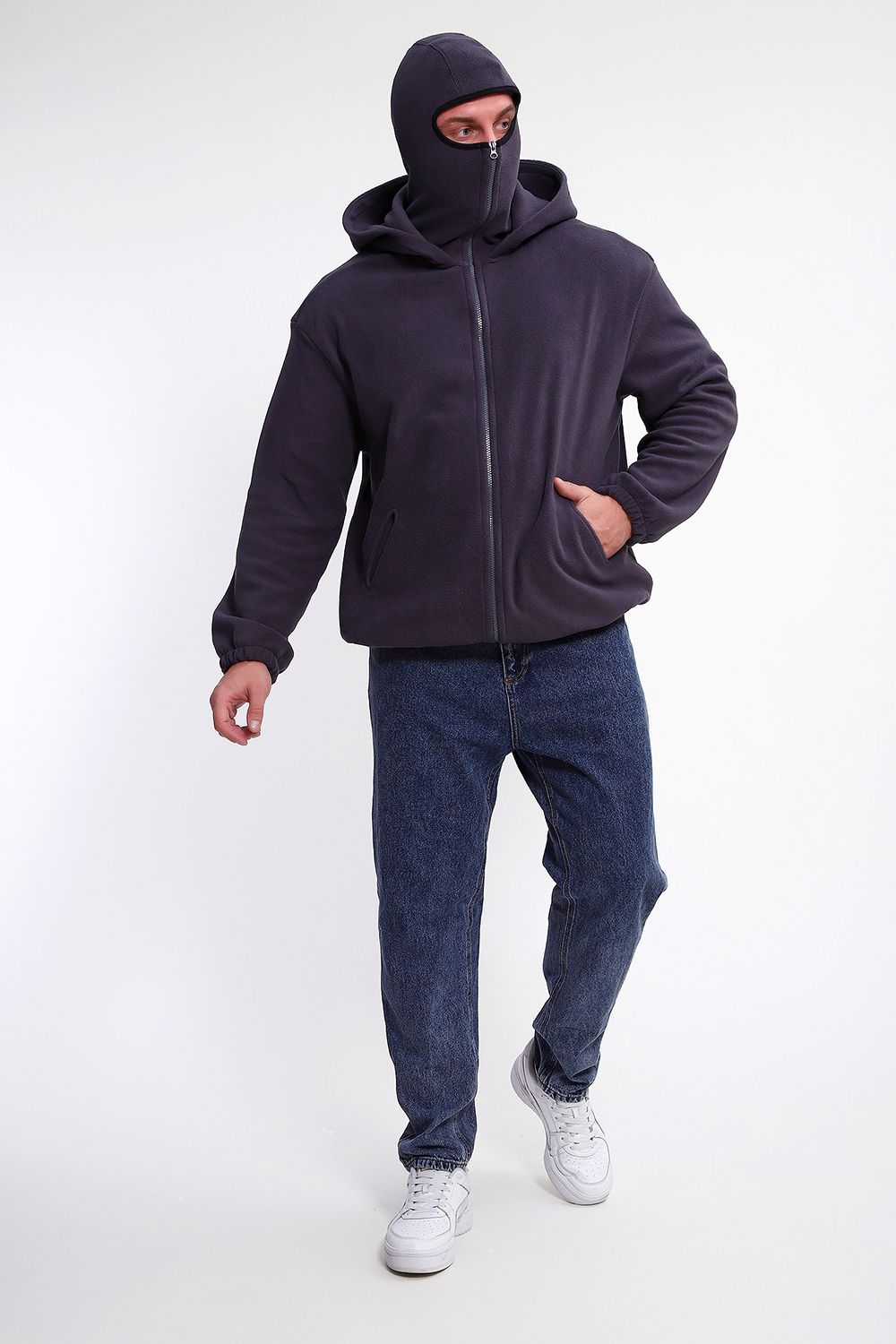 Худи 36992 - серый