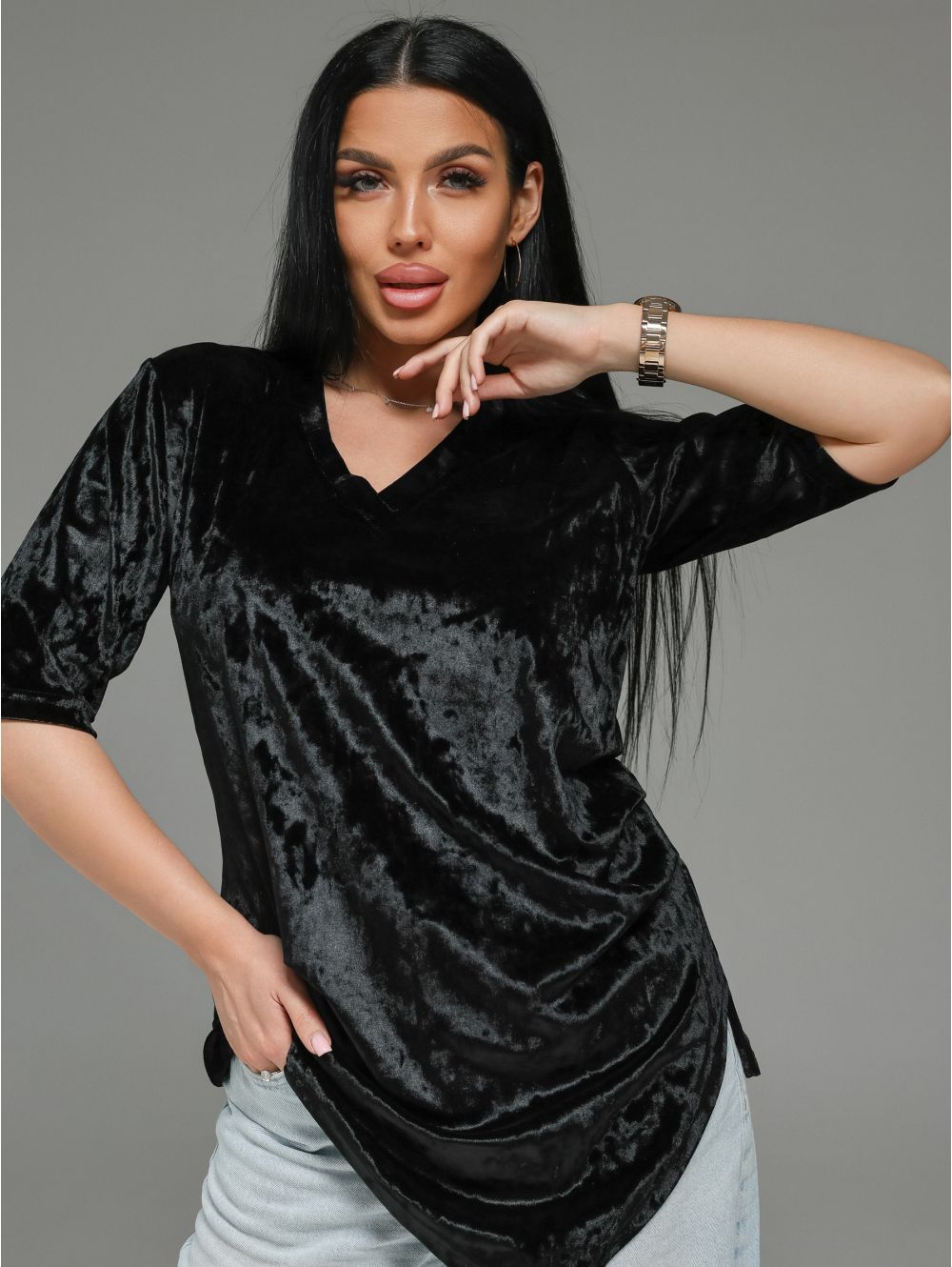 Мия футболка женская (черный)