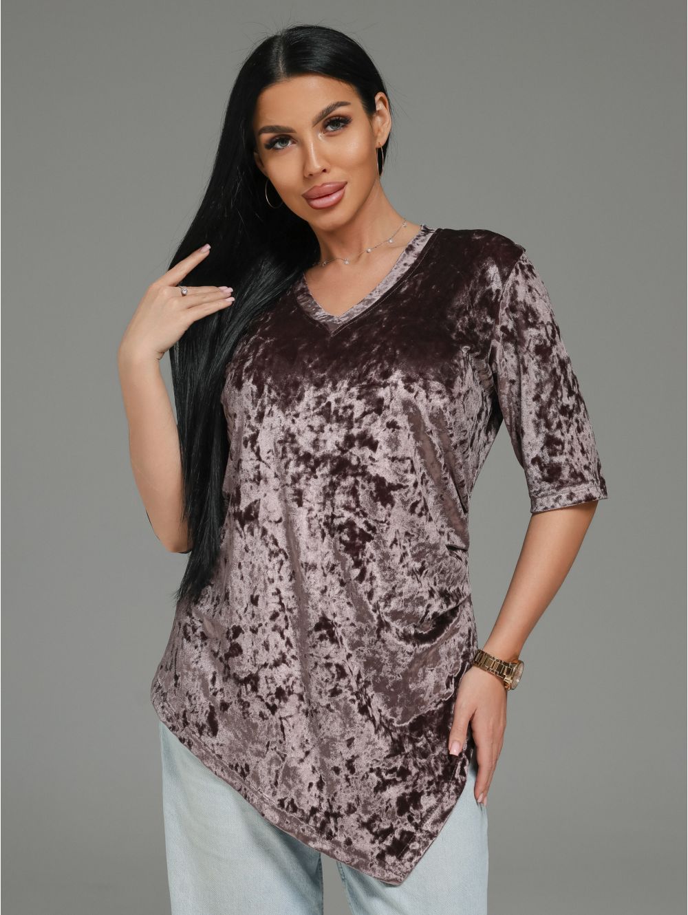 Мия футболка женская (пудра)