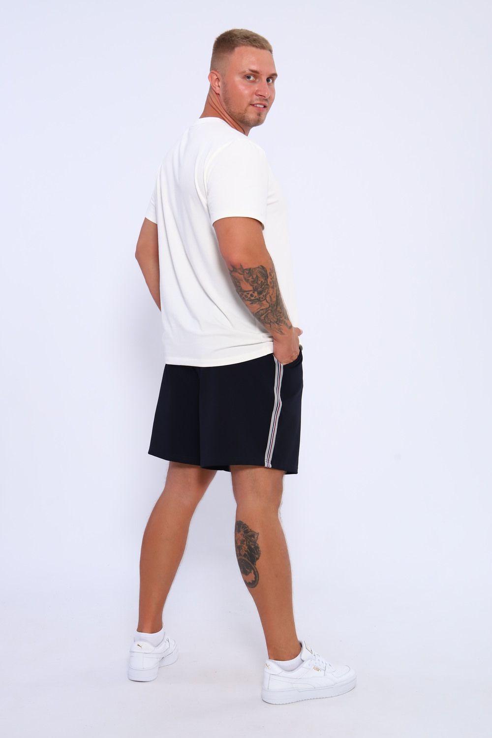 Шорты мужские 35336 - темно-синий