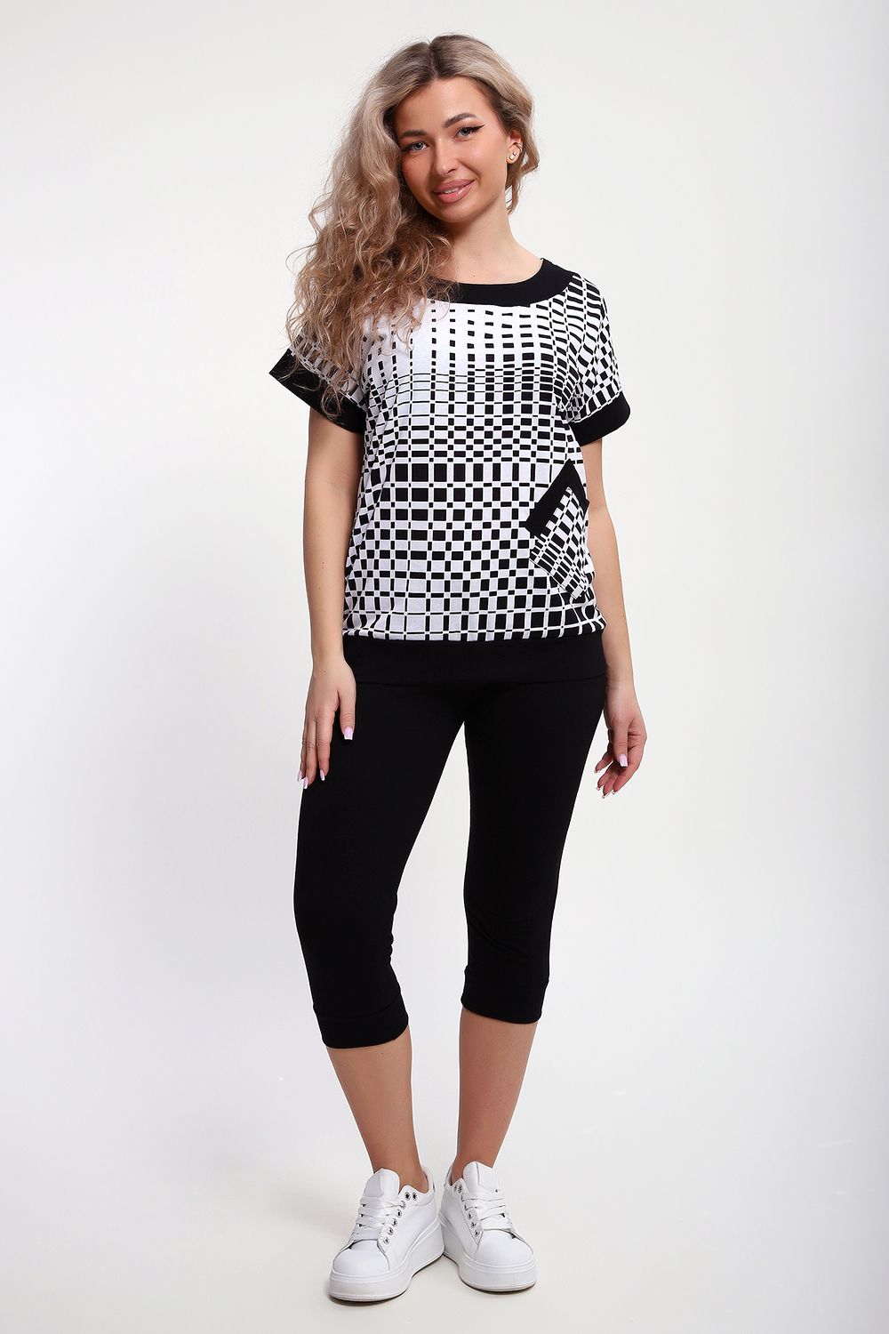 Костюм Телец - бело-черный