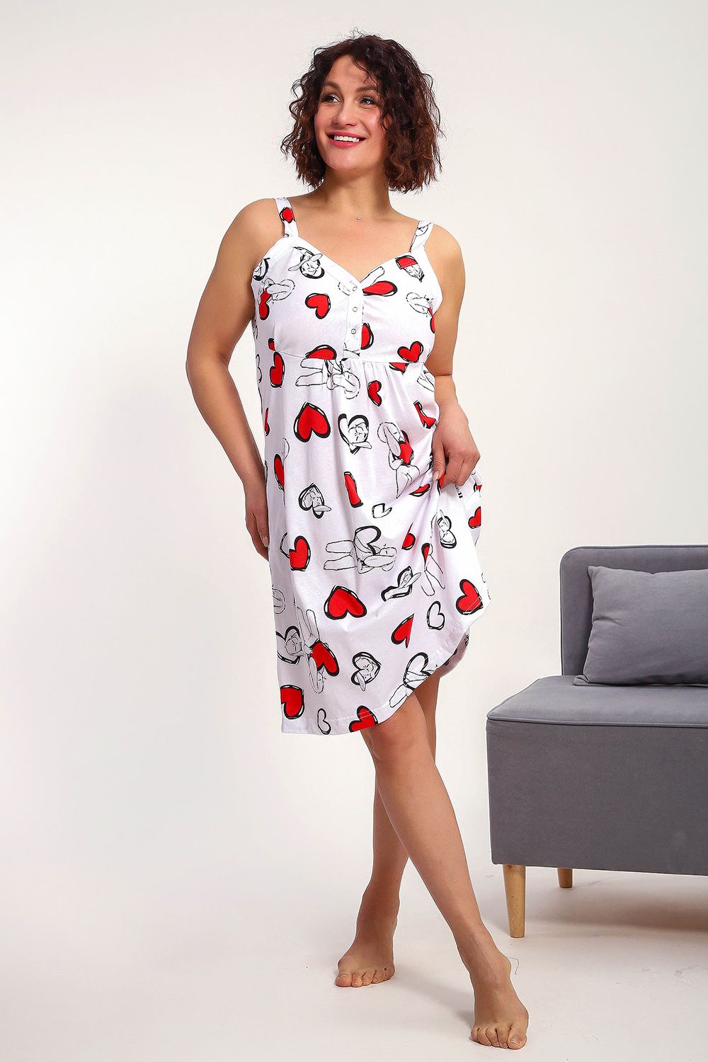 Сорочка 88136 - белый