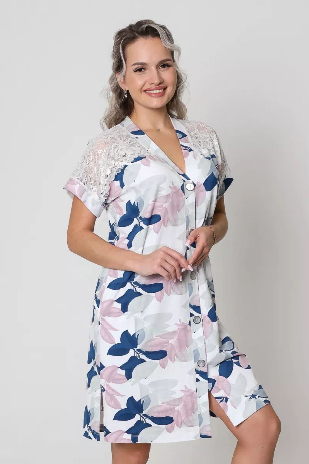 Халат Люси - белый