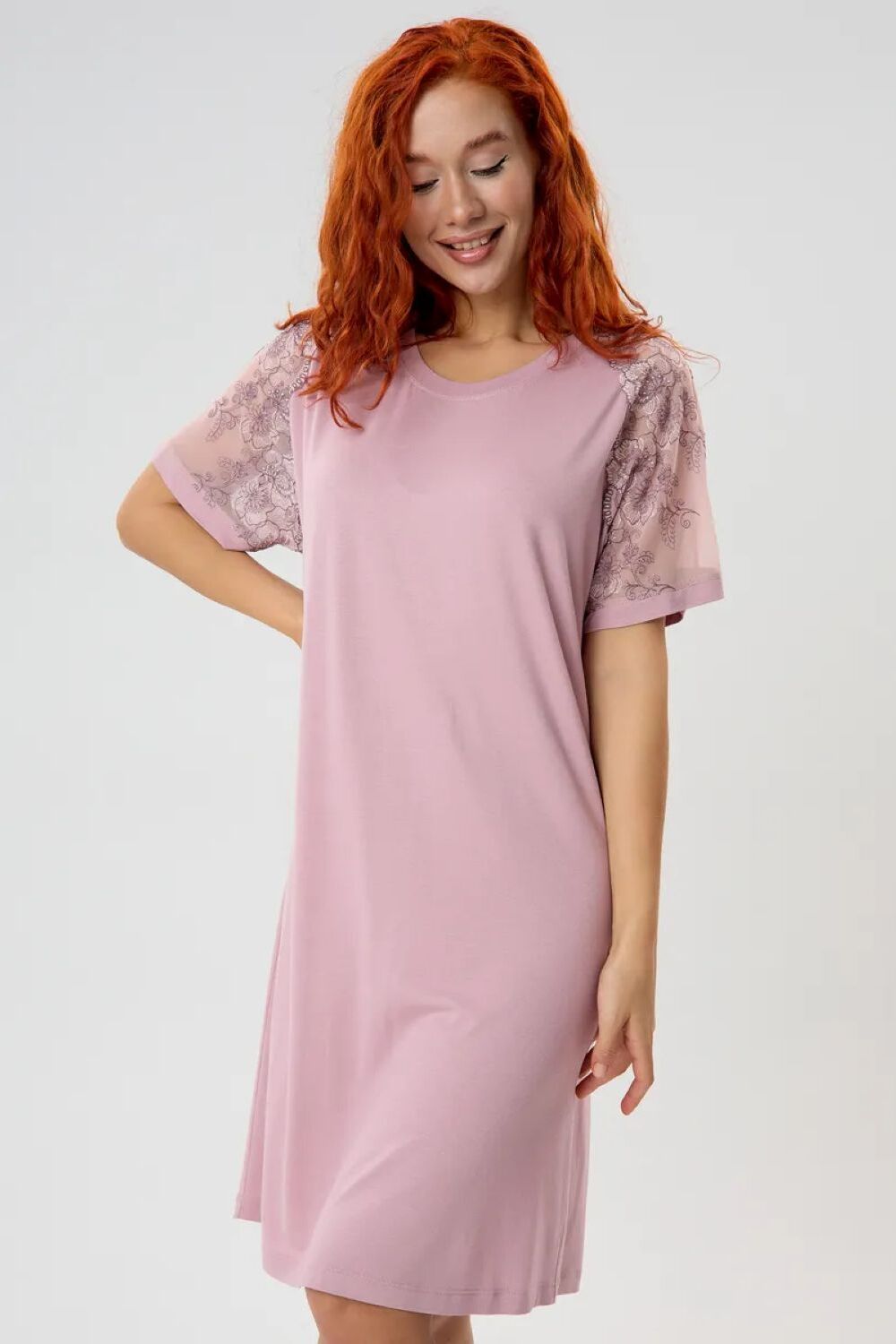 Ночная сорочка Варя Экстра - розовый