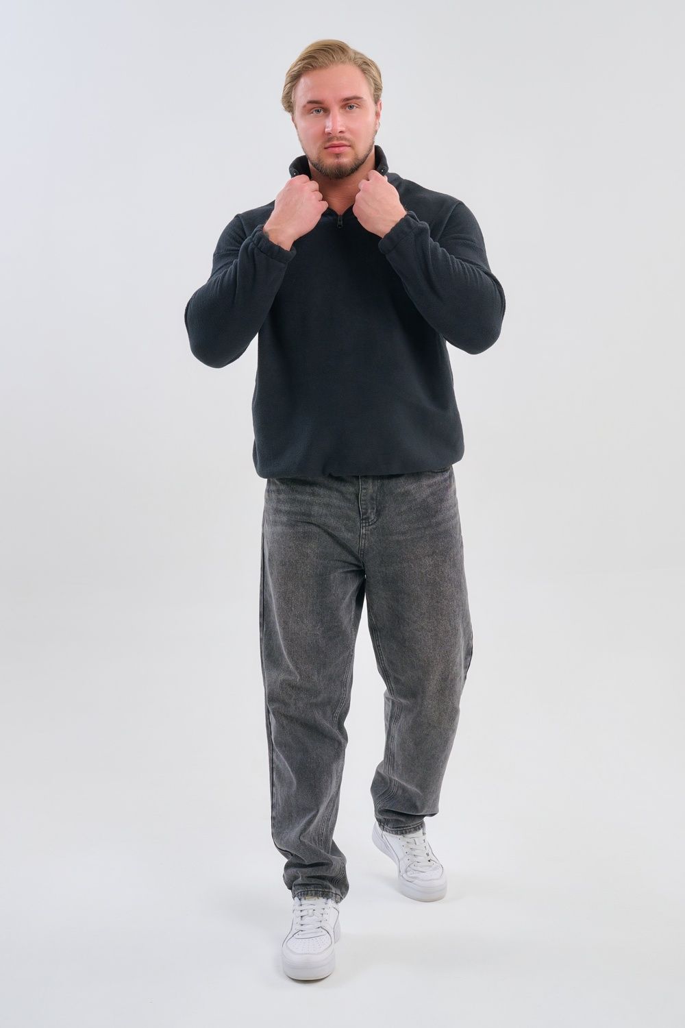 Толстовка мужская 88525 - черный