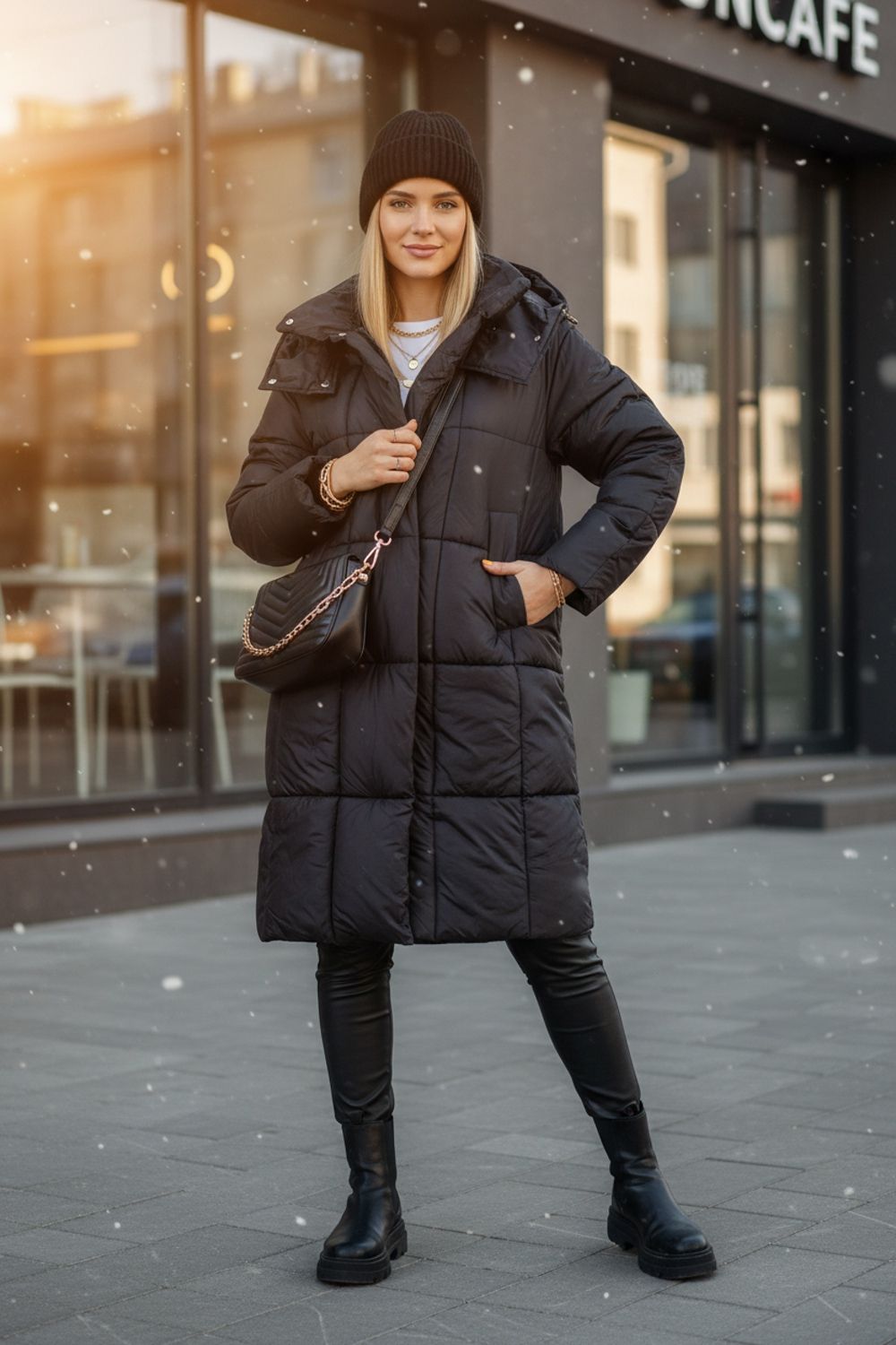 Куртка оверсайз большие размеры арт.28137 - черный