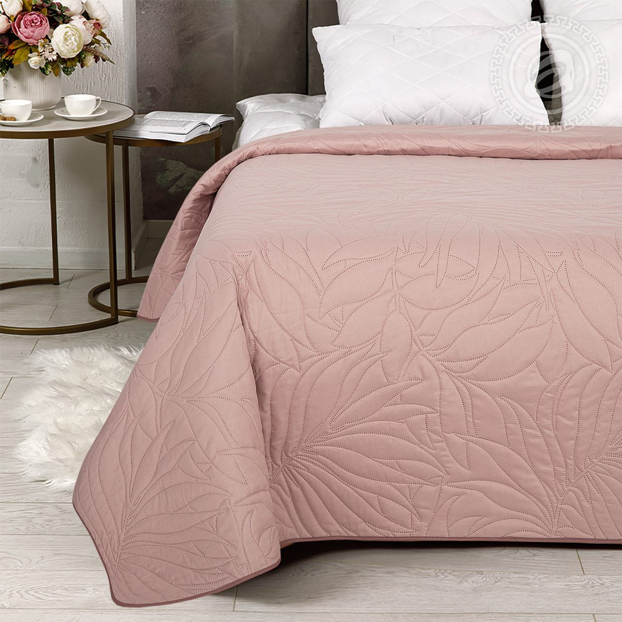 Пыльная роза (с кантом) 2245-1