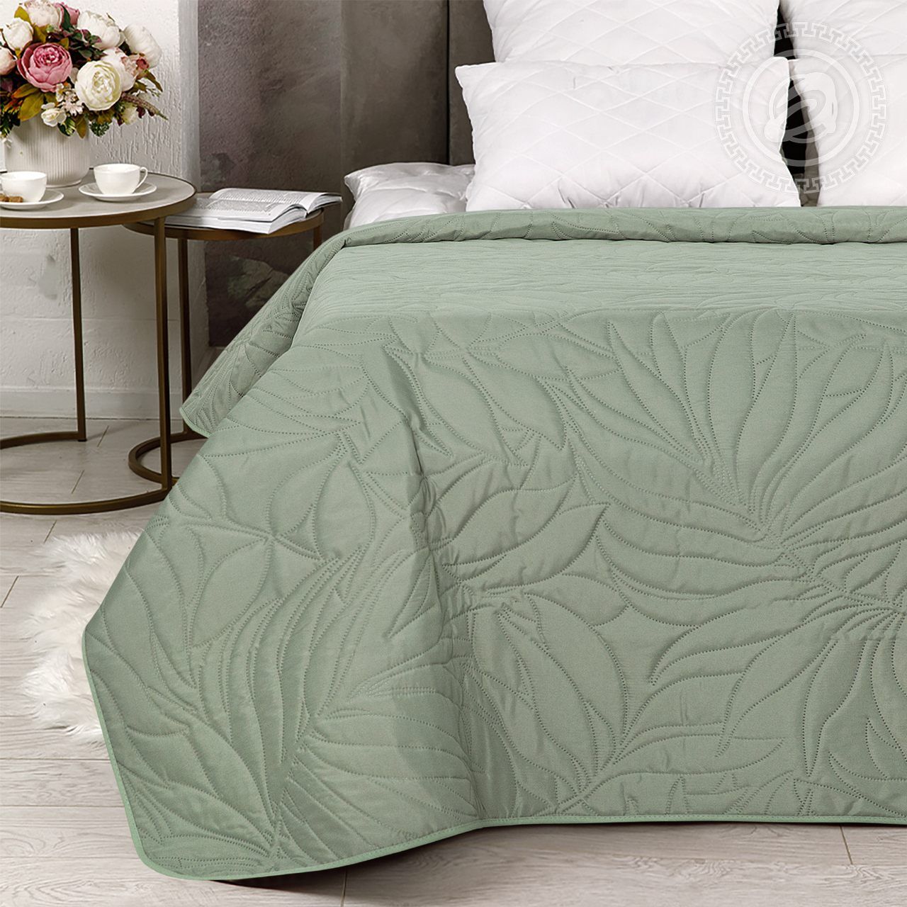 Оливковый (с кантом) 2245-1