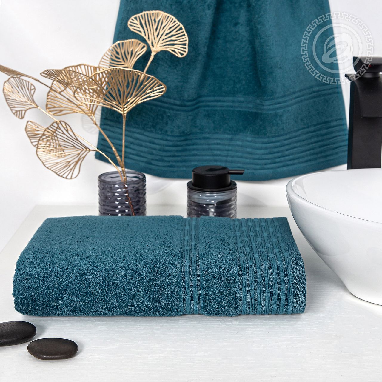 Полотенце махровое Фантазия (изумрудный) ПМА-70.140У