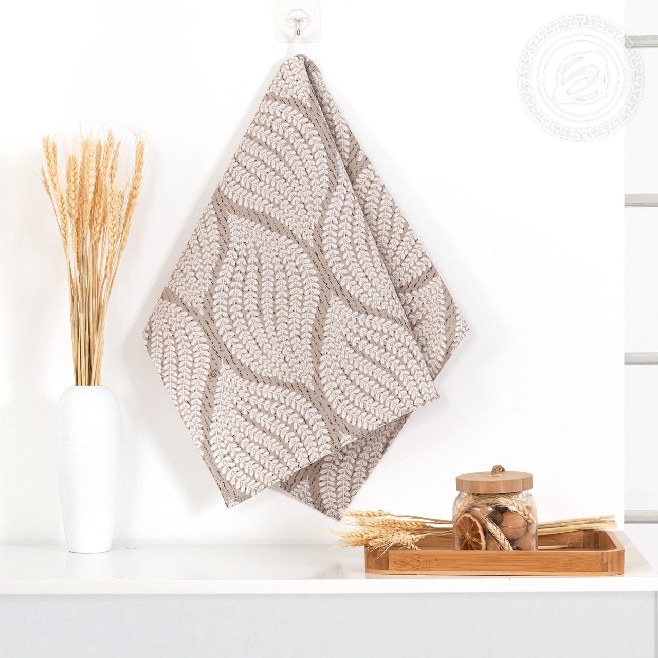 Полотенце кухонное из рогожки Сопрано пкр.50.70