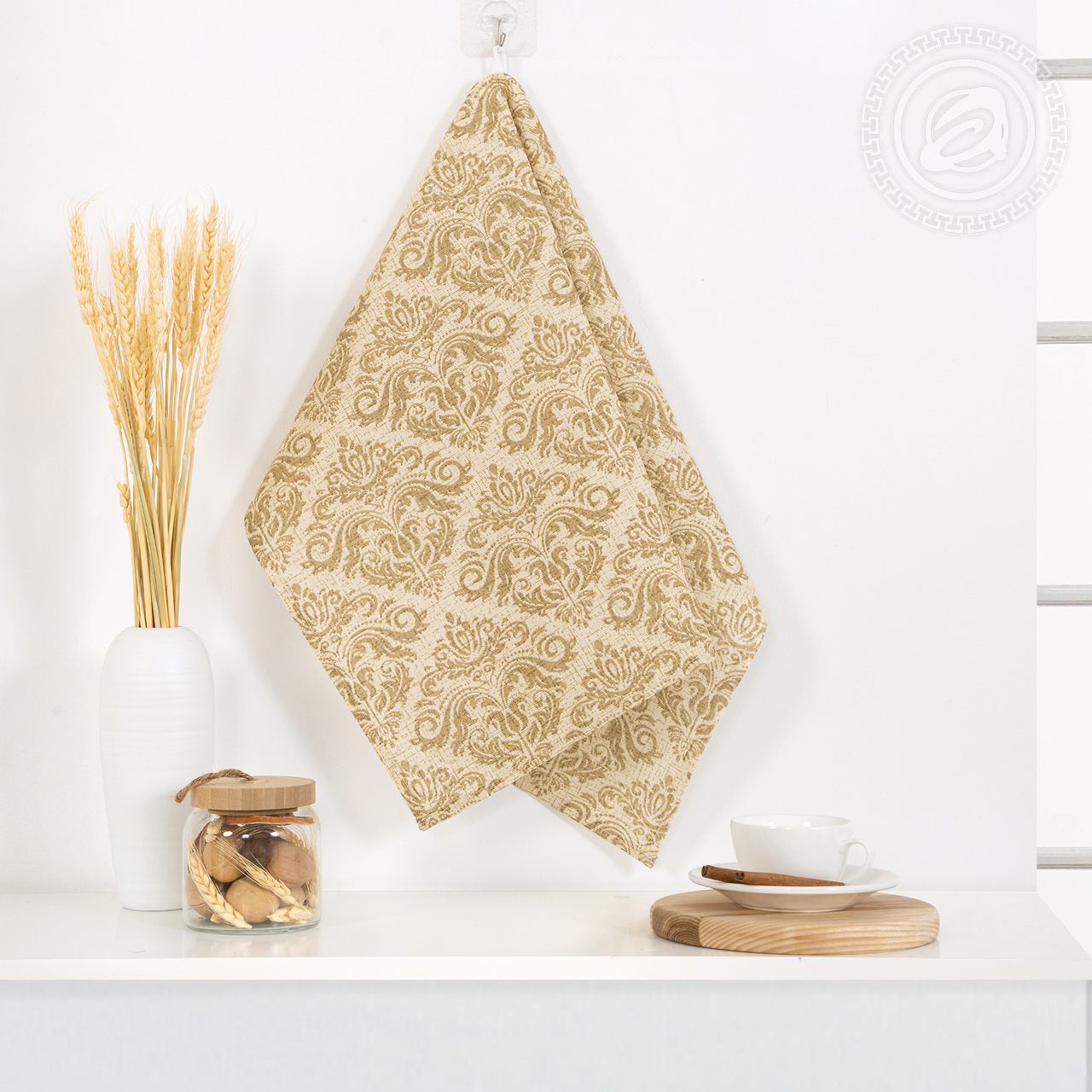 Полотенце кухонное из рогожки Жаннет пкр.50.70