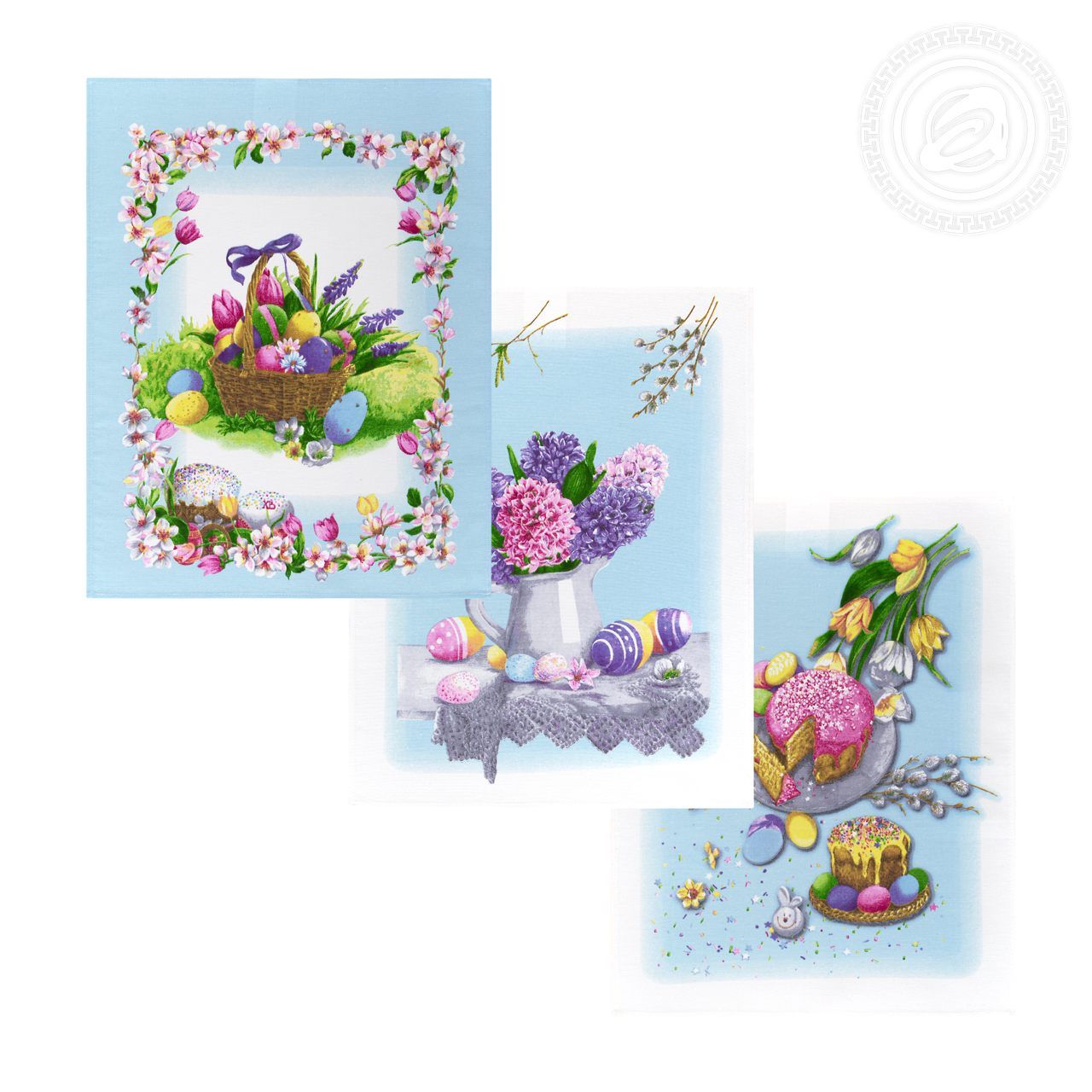 Набор полотенец из рогожки Светлый день 2Н_ПКР.45.60