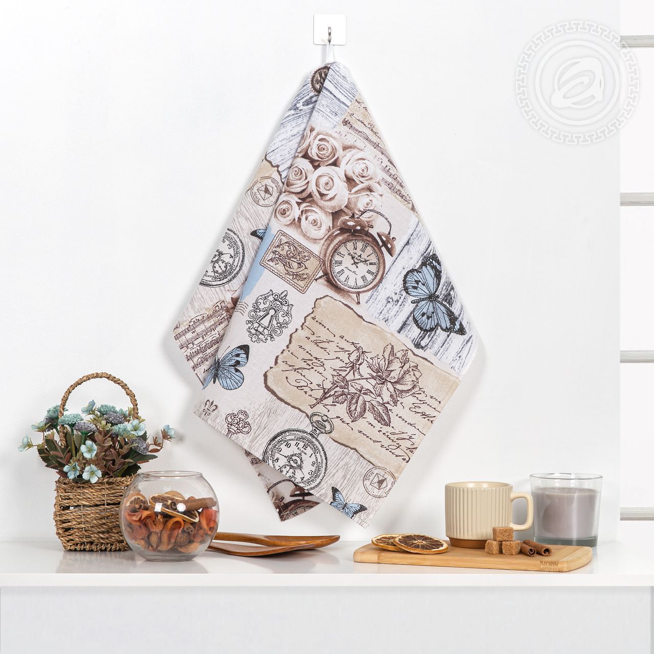 Полотенце кухонное из рогожки Либретто пкр.50.70