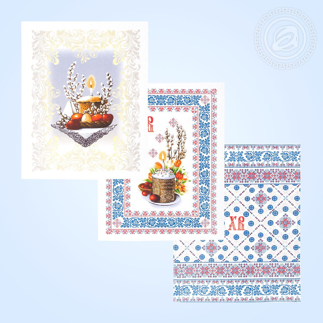 Набор полотенец из рогожки Воскресение нпкр.45.60