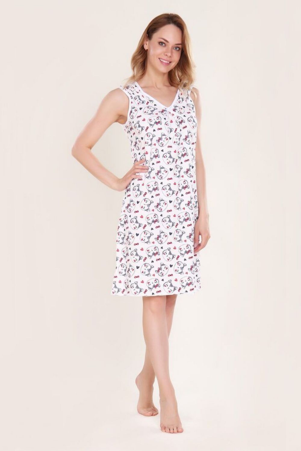 71 Ночная сорочка - бежевый