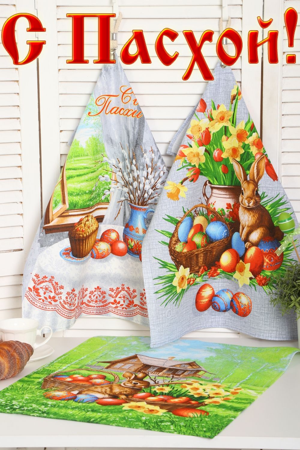 Полотенце 32599 - серый