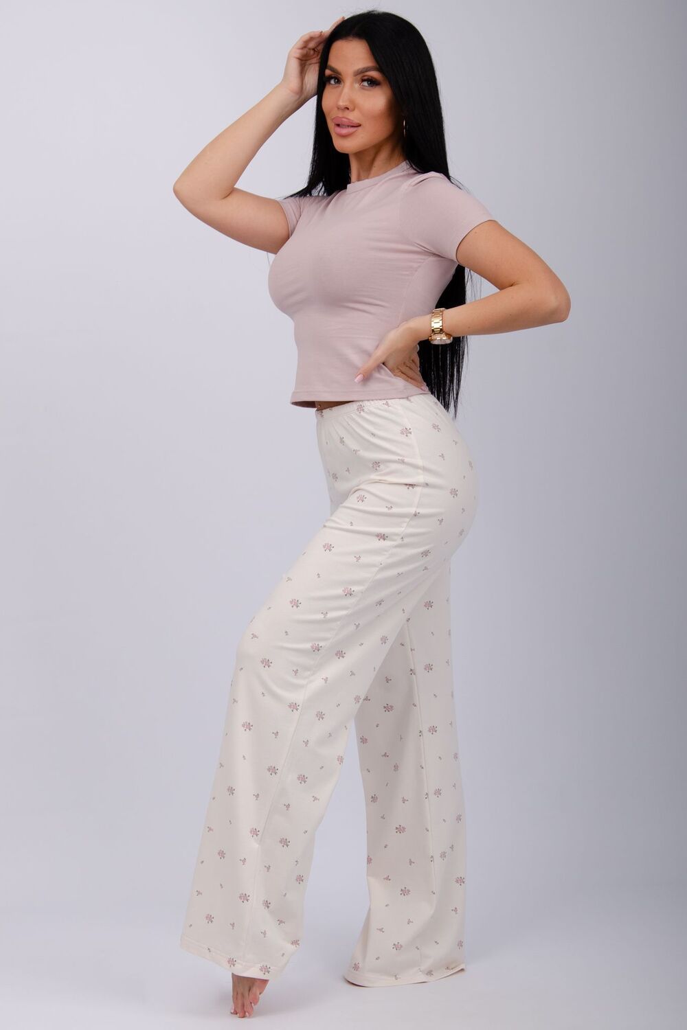 Флоранс пижама женская - сухая роза