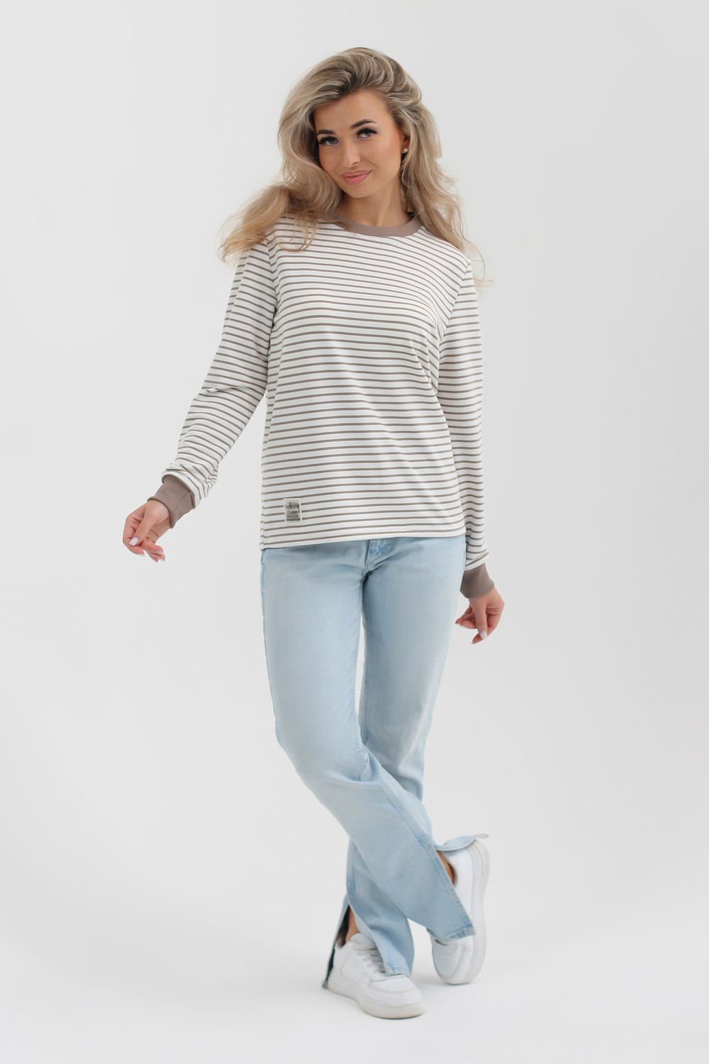 Лера лонгслив женский - кофе