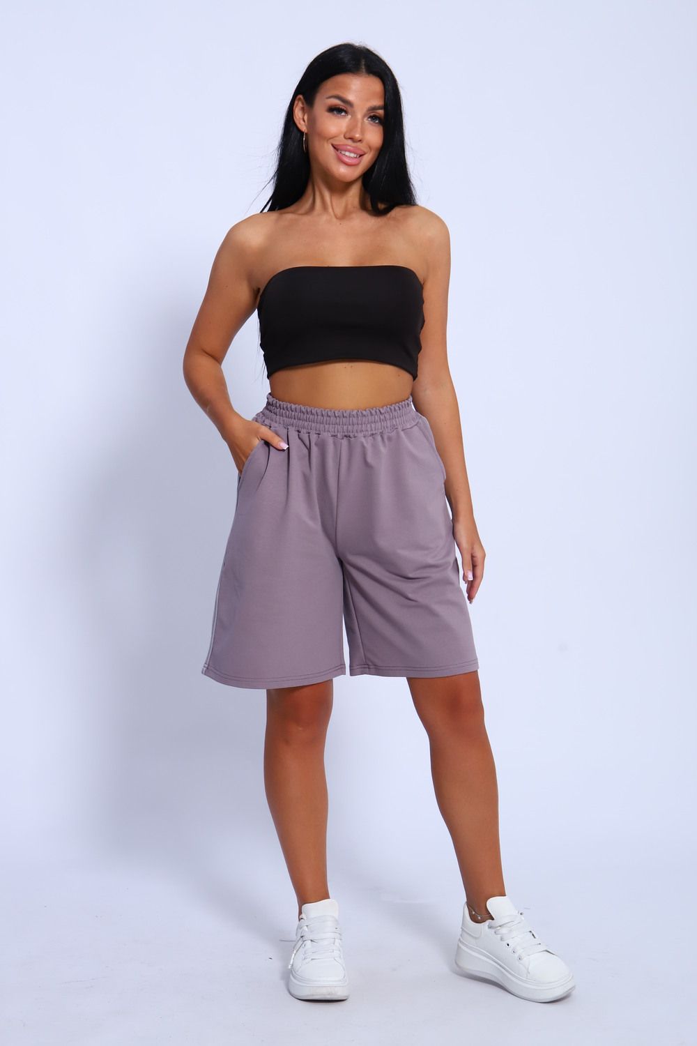 шорты женские 35335 - сирень