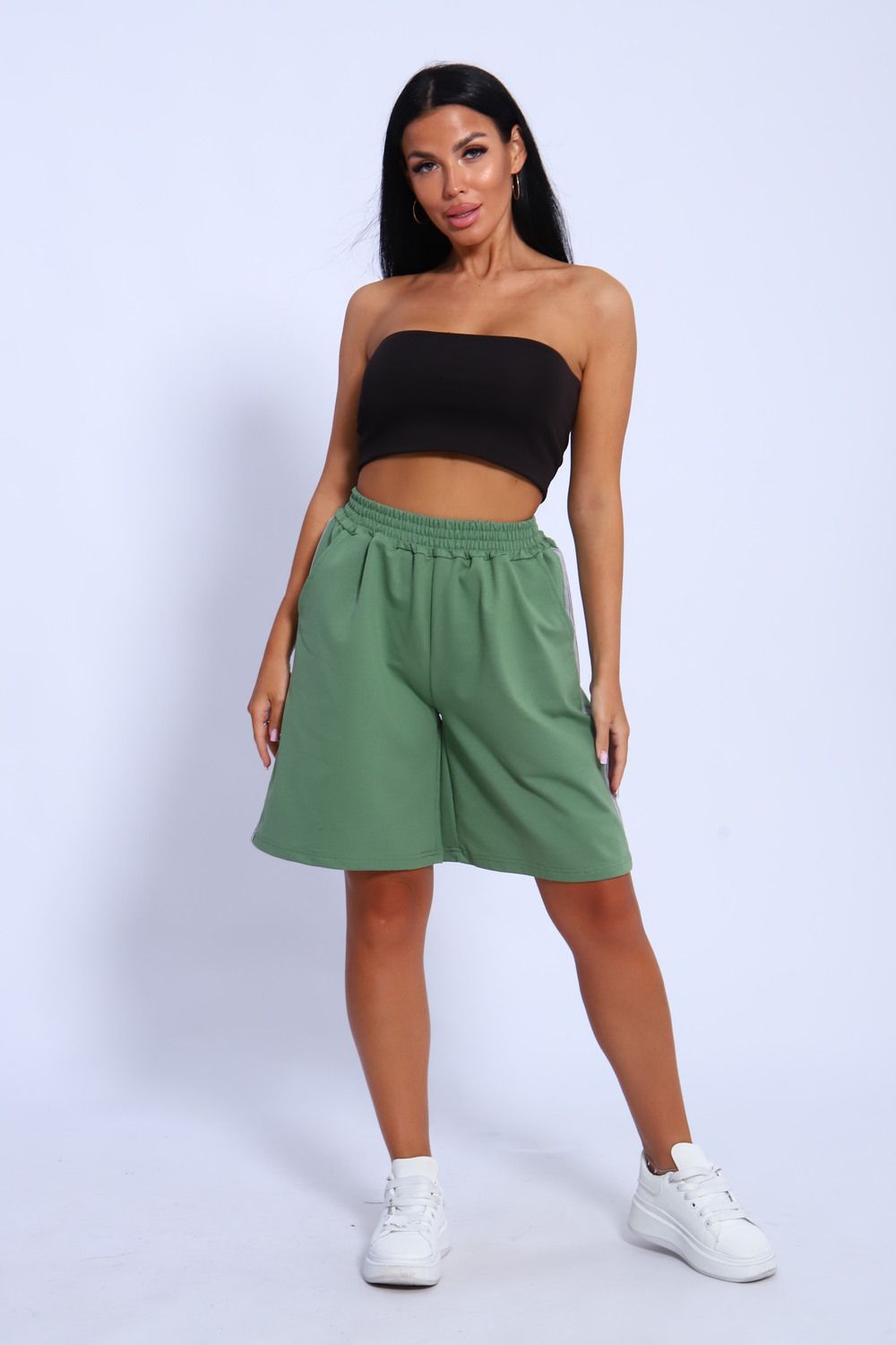 шорты женские 35335 - зелёный