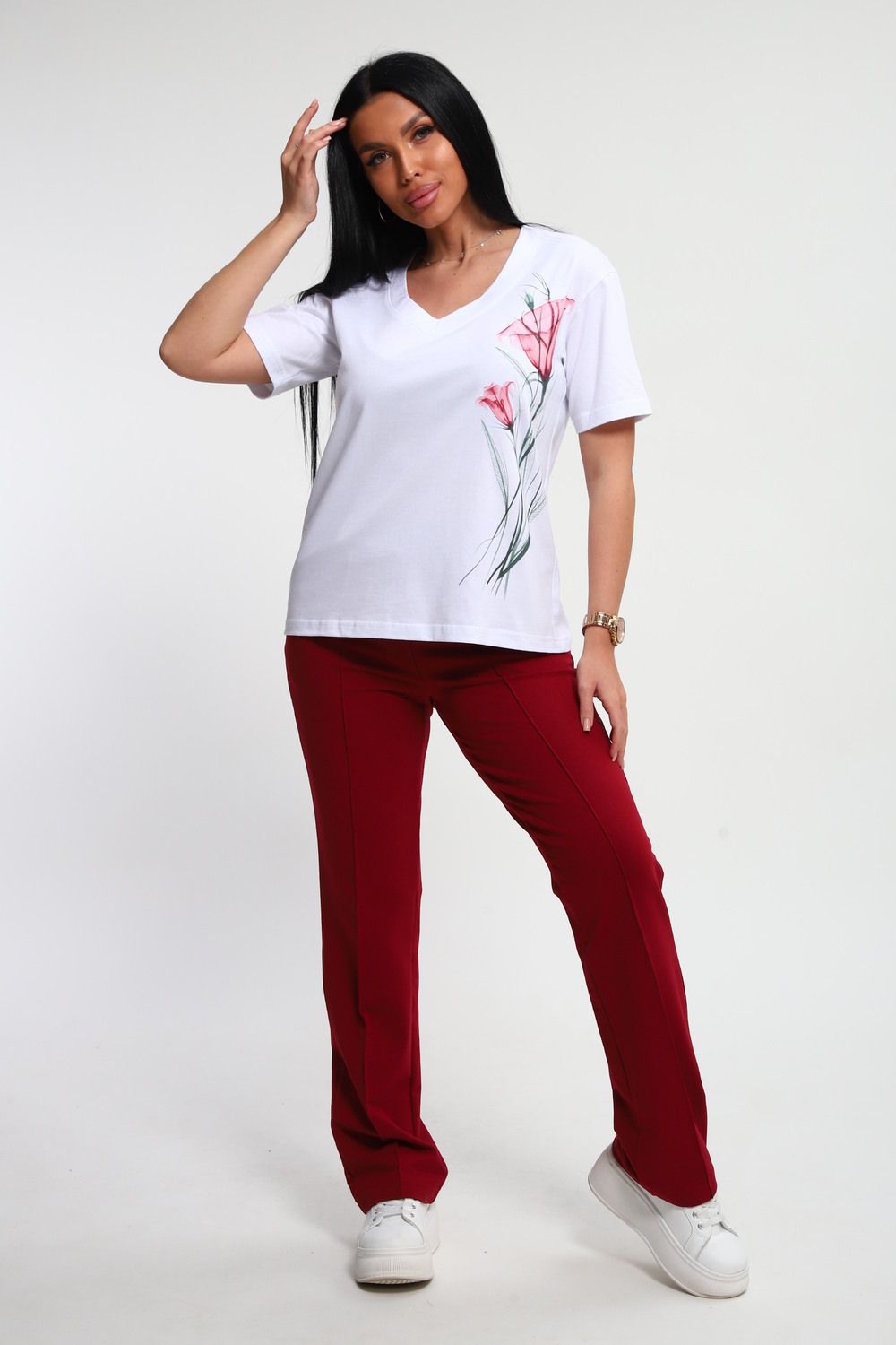 Костюм 74724 - бордовый