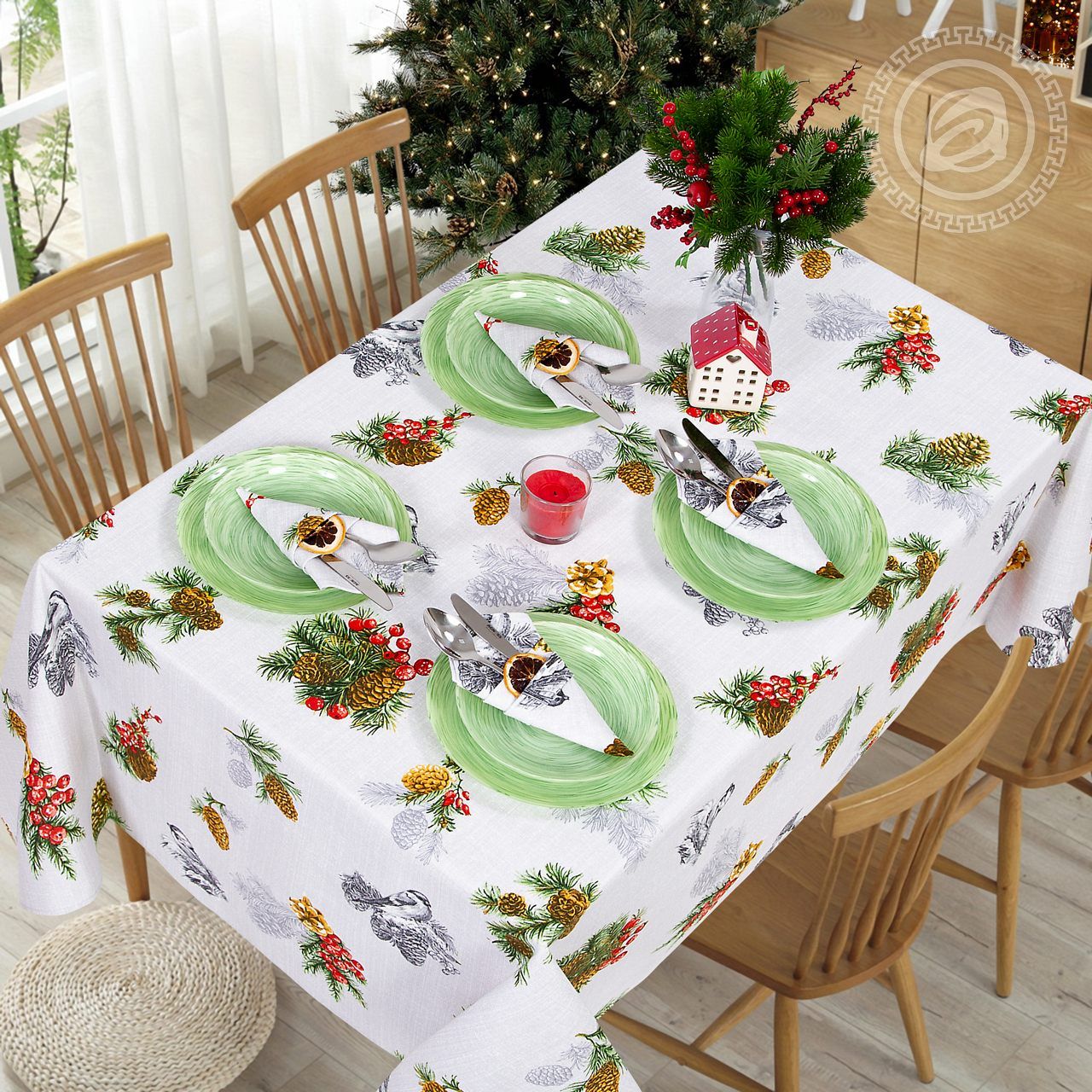 Набор столового белья Серебряный звон СБ.135.220